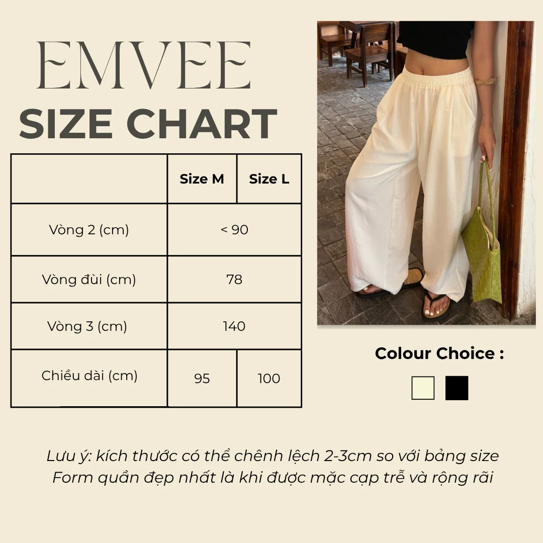 Bảng size